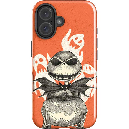 Disney The Nightmare Before Christmas The Pumpkin King iPhone 16 Plus Impact Case